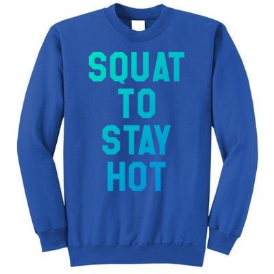 Squat To Stay Hogift Oh My Quad Becky Look At Her Squat Gift Tall Sweatshirt