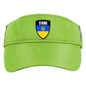 Stand Tactical Support Ukrainian Flag Shield I Stand With Ukraine Military Adult Drive Performance Visor