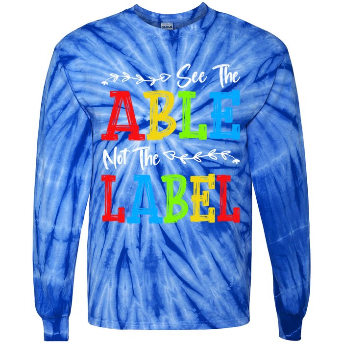 Sped Teacher Special Education Teacher Gift Tie-Dye Long Sleeve Shirt