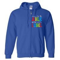 Sped Teacher Special Education Teacher Gift Full Zip Hoodie