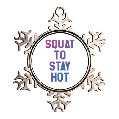 Squat To Stay Hogift Oh My Quad Becky Look At Her Squat Gift Metallic Star Ornament