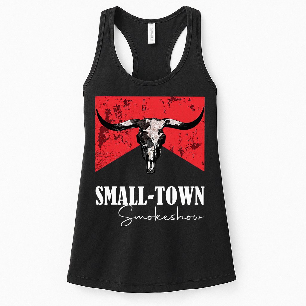 Small Town Smokeshow Oklahoma Smokeshow Western Country Womens Tank Top