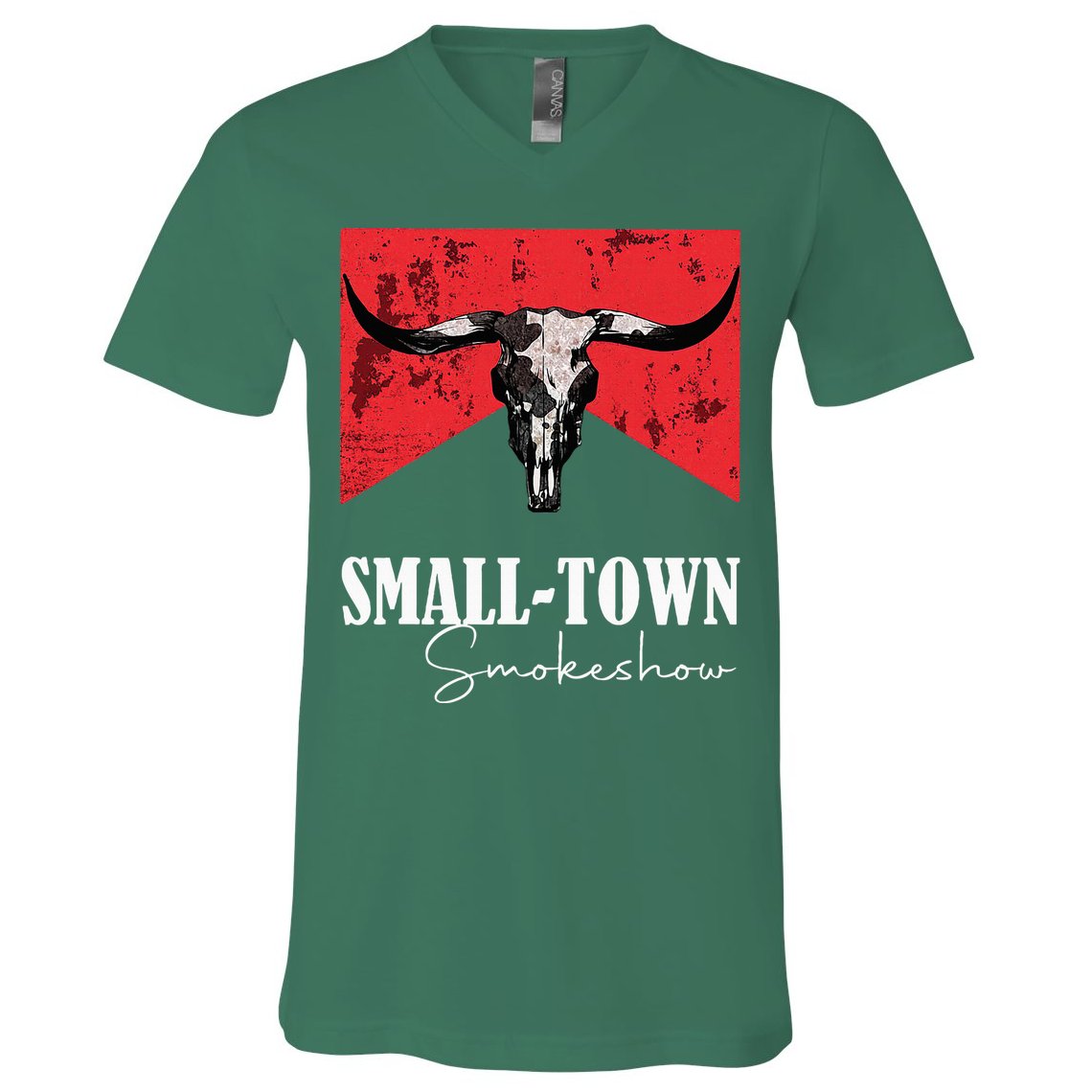Small Town Smokeshow Oklahoma Smokeshow Western Country V-Neck T-Shirt
