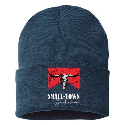 Small Town Smokeshow Oklahoma Smokeshow Western Country Sustainable Knit Beanie