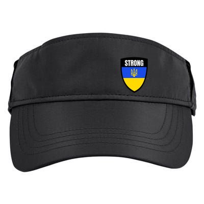 Strong Tactical Support Ukrainian Flag Shield I Stand With Ukraine Military Adult Drive Performance Visor