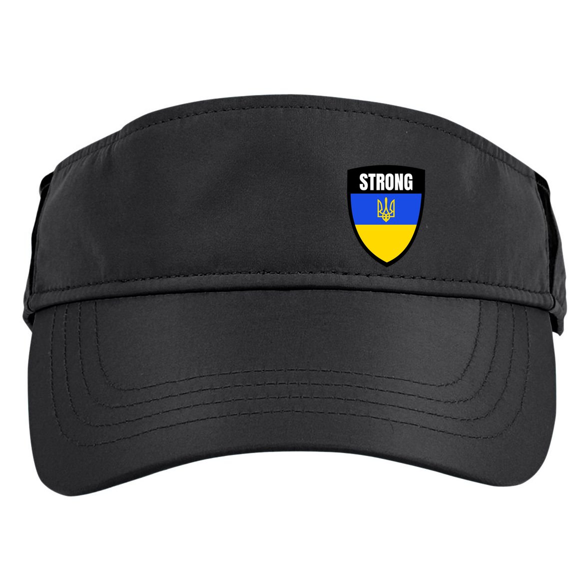 Strong Tactical Support Ukrainian Flag Shield I Stand With Ukraine Military Adult Drive Performance Visor