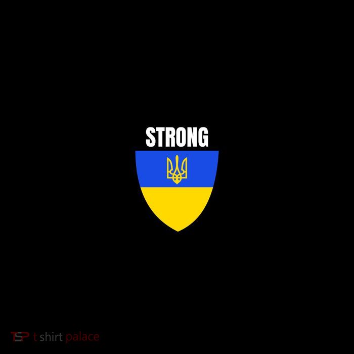 Strong Tactical Support Ukrainian Flag Shield I Stand With Ukraine Military Flatbill Hat