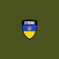 Strong Tactical Support Ukrainian Flag Shield I Stand With Ukraine Military Sustainable Bucket Hat