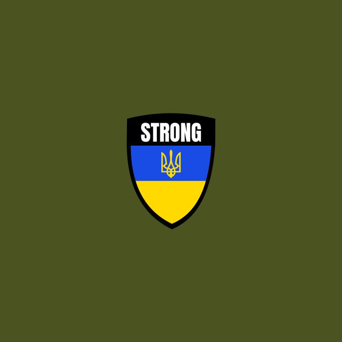 Strong Tactical Support Ukrainian Flag Shield I Stand With Ukraine Military Sustainable Bucket Hat