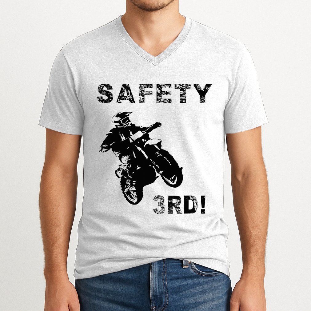 Safety Third V-Neck T-Shirt