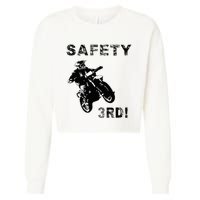 Safety Third Cropped Pullover Crew