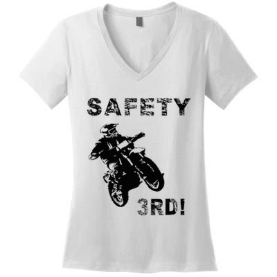 Safety Third Women's V-Neck T-Shirt