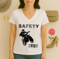 Safety Third Women's V-Neck T-Shirt