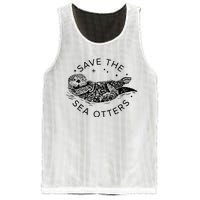 Save The Sea Otters Mesh Reversible Basketball Jersey Tank