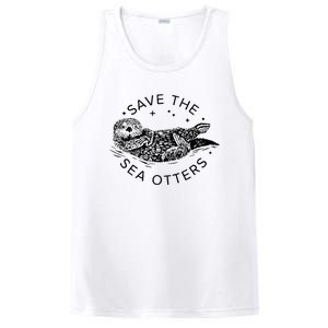 Save The Sea Otters PosiCharge Competitor Tank