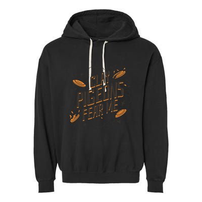 Skeet Trap ShootingSporting Clay Shooting Vest Tsh Garment-Dyed Fleece Hoodie