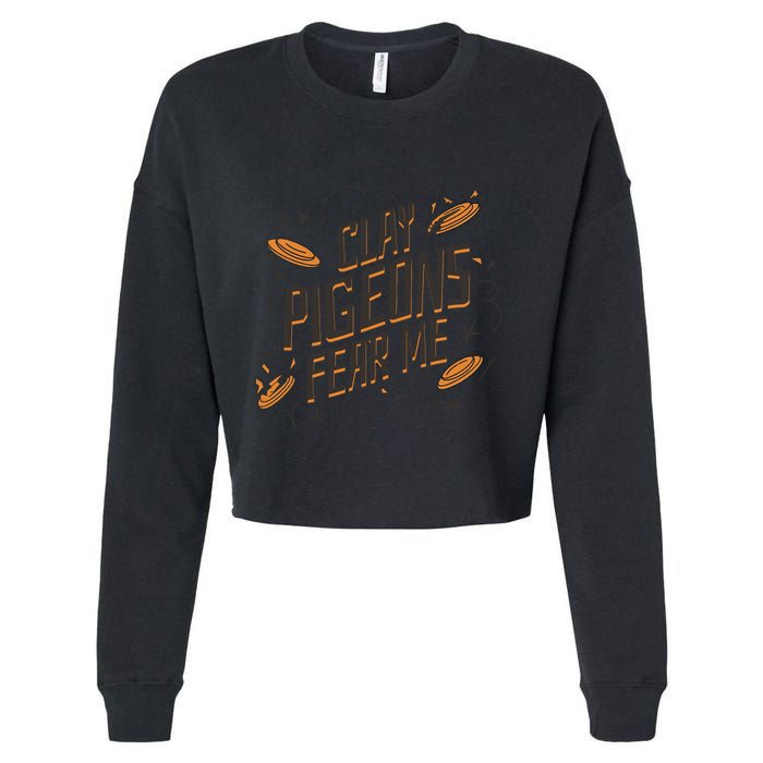 Skeet Trap ShootingSporting Clay Shooting Vest Tsh Cropped Pullover Crew