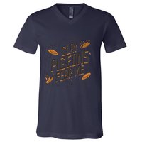 Skeet Trap ShootingSporting Clay Shooting Vest Tsh V-Neck T-Shirt