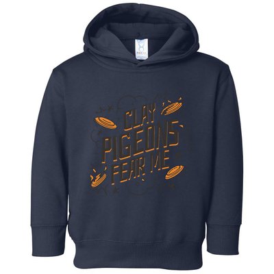 Skeet Trap ShootingSporting Clay Shooting Vest Tsh Toddler Hoodie