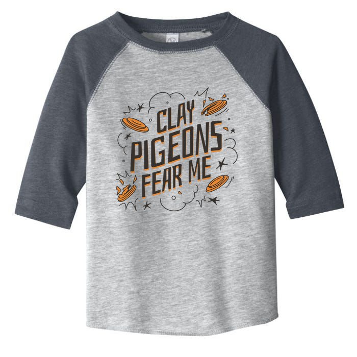 Skeet Trap ShootingSporting Clay Shooting Vest Tsh Toddler Fine Jersey T-Shirt