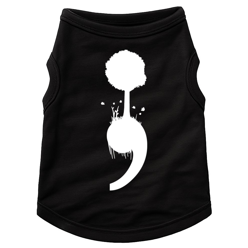 Semicolon Tree Suicide Prevention Doggie Tank