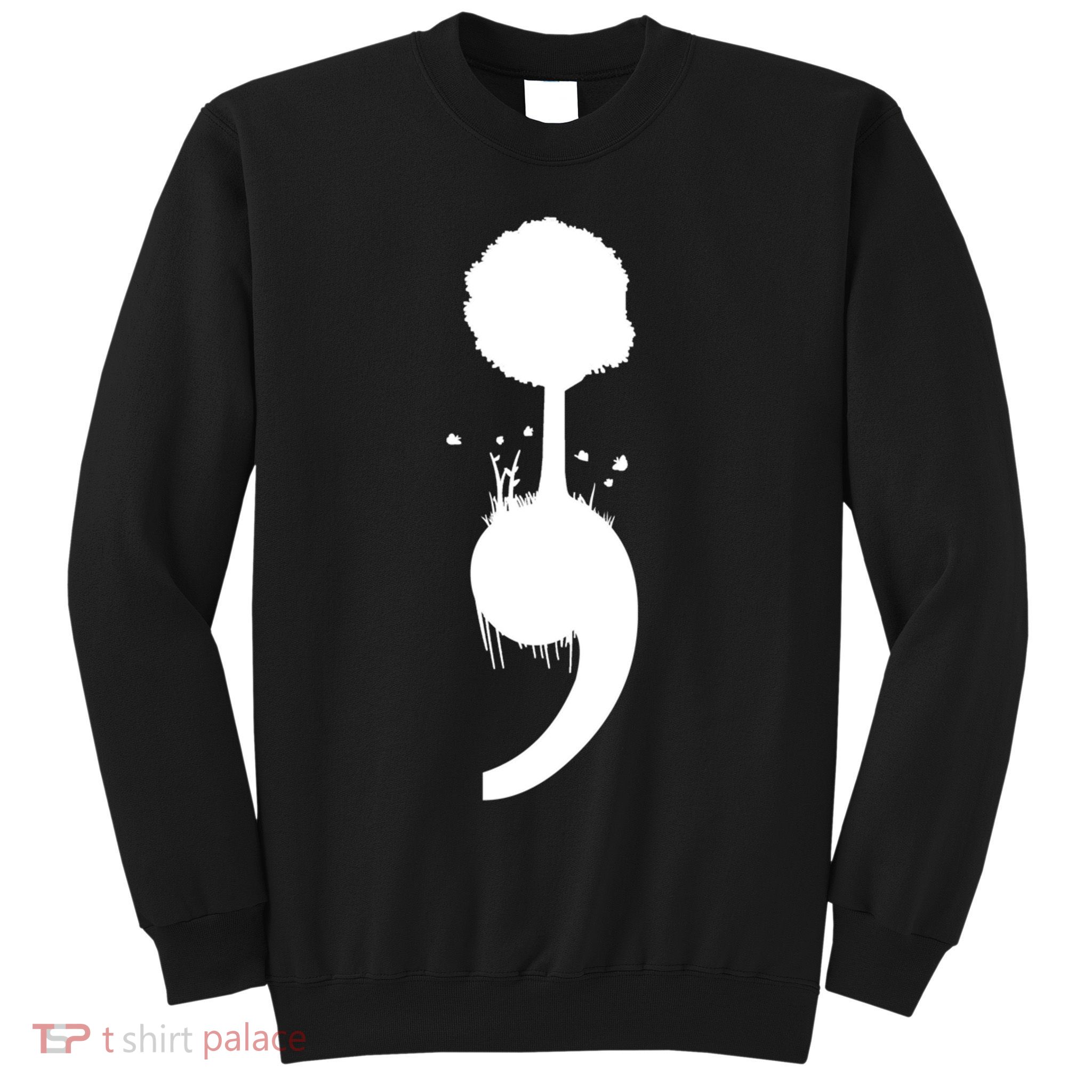 Semicolon Tree Suicide Prevention Sweatshirt