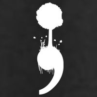 Semicolon Tree Suicide Prevention Golf Towel