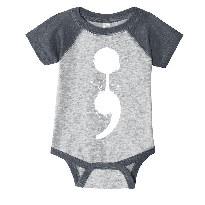 Semicolon Tree Suicide Prevention Infant Baby Jersey Bodysuit