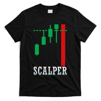 Scalper Trader Stock Market Forex Crypto Gift For Dad Trader T-Shirt