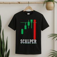 Scalper Trader Stock Market Forex Crypto Gift For Dad Trader T-Shirt