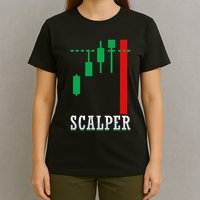 Scalper Trader Stock Market Forex Crypto Gift For Dad Trader T-Shirt