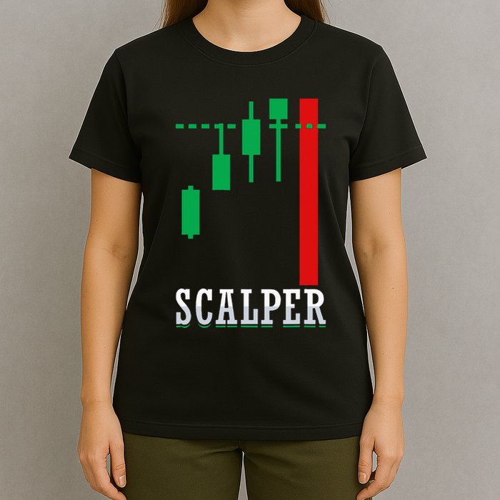 Scalper Trader Stock Market Forex Crypto Gift For Dad Trader T-Shirt