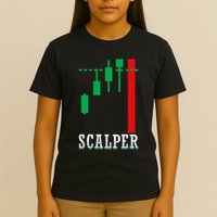 Scalper Trader Stock Market Forex Crypto Gift For Dad Trader T-Shirt