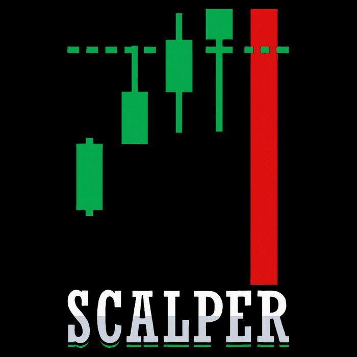 Scalper Trader Stock Market Forex Crypto Gift For Dad Trader 16 in Basic Backpack