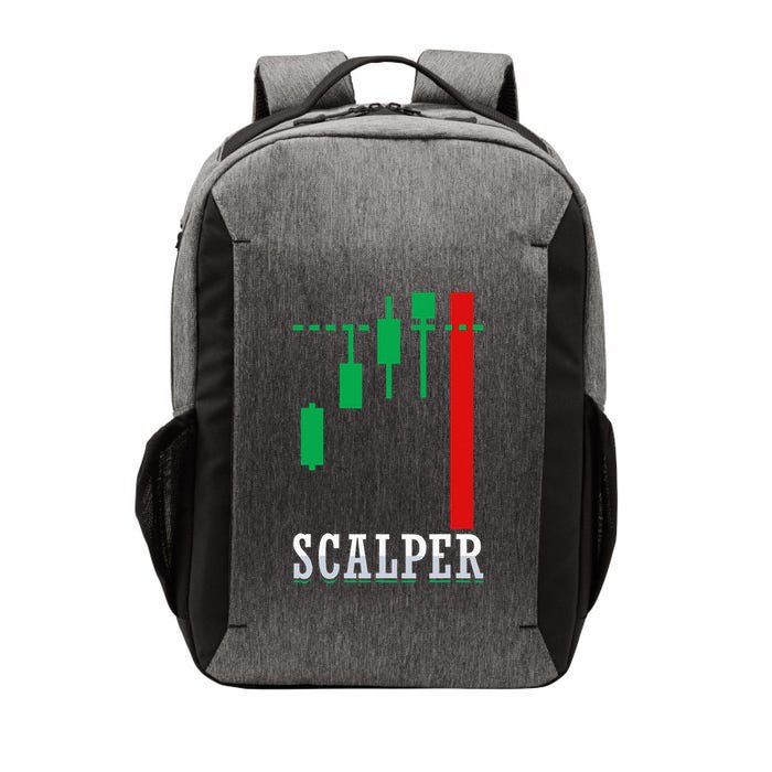 Scalper Trader Stock Market Forex Crypto Gift For Dad Trader Vector Backpack