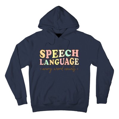 Speech Therapy Speech Language Therapy Pathologist Retro SLP Hoodie