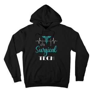 Scrub Tech Surgical Tech Week Technologist Technicians EKG Hoodie