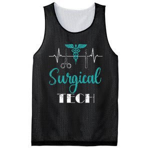 Scrub Tech Surgical Tech Week Technologist Technicians EKG Mesh Reversible Basketball Jersey Tank