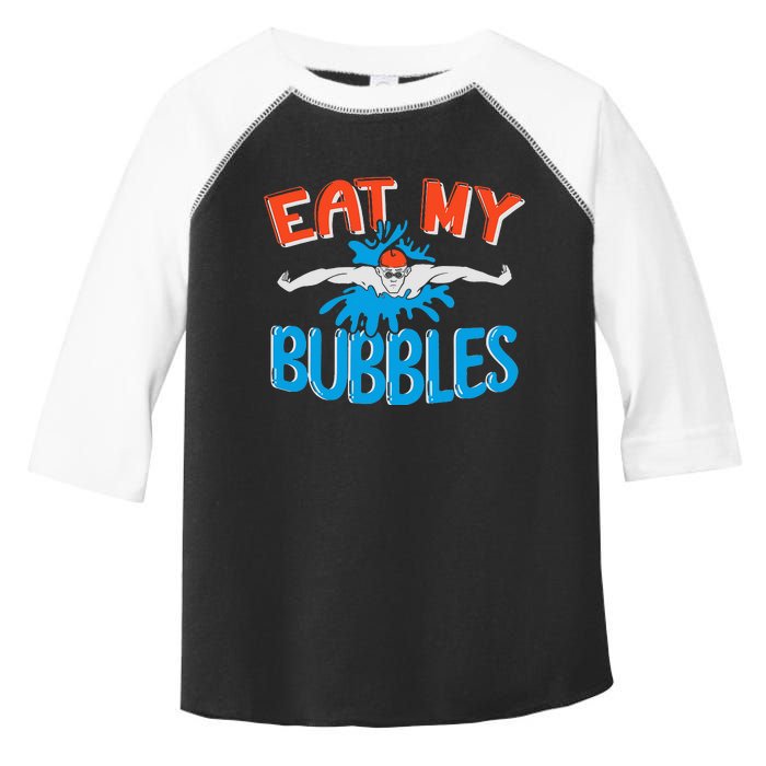 Swim Team Swimmer Aquatic Sport Athlete Funny Swimming Toddler Fine Jersey T-Shirt