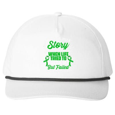 Scars Tell Story Traumatic Brain Injury Support TBI Survivor Snapback Five-Panel Rope Hat