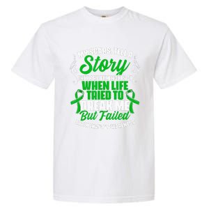 Scars Tell Story Traumatic Brain Injury Support TBI Survivor Garment-Dyed Heavyweight T-Shirt