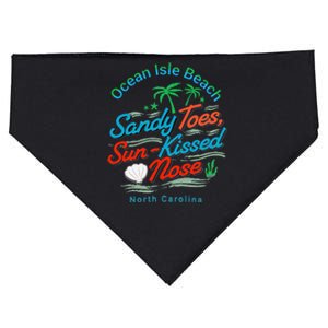 Sandy Toes Sun Kissed Nose At Oib USA-Made Doggie Bandana