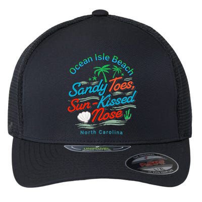 Sandy Toes Sun Kissed Nose At Oib Flexfit Unipanel Trucker Cap