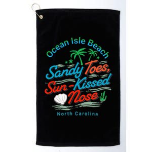 Sandy Toes Sun Kissed Nose At Oib Platinum Collection Golf Towel