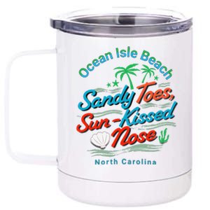 Sandy Toes Sun Kissed Nose At Oib 12 oz Stainless Steel Tumbler Cup