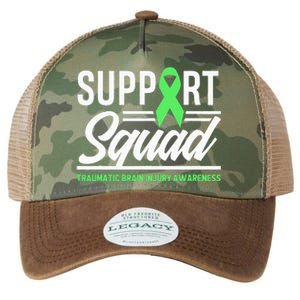 Support TBI Support Squad Traumatic Brain Injury Awareness Legacy Tie Dye Trucker Hat