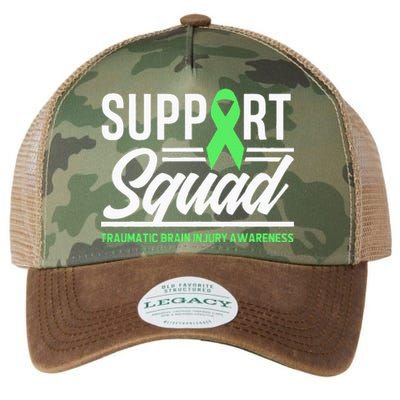 Support TBI Support Squad Traumatic Brain Injury Awareness Legacy Tie Dye Trucker Hat