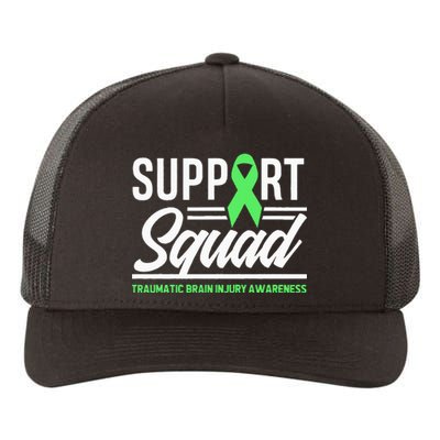 Support TBI Support Squad Traumatic Brain Injury Awareness Yupoong Adult 5-Panel Trucker Hat