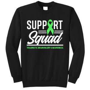 Support TBI Support Squad Traumatic Brain Injury Awareness Sweatshirt