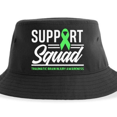 Support TBI Support Squad Traumatic Brain Injury Awareness Sustainable Bucket Hat